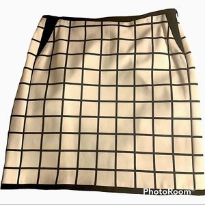 White House Black Market Plaid Skirt